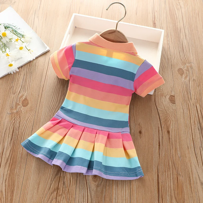 RainbowBabe – Fresh & Colorful – Kids Polo Dress