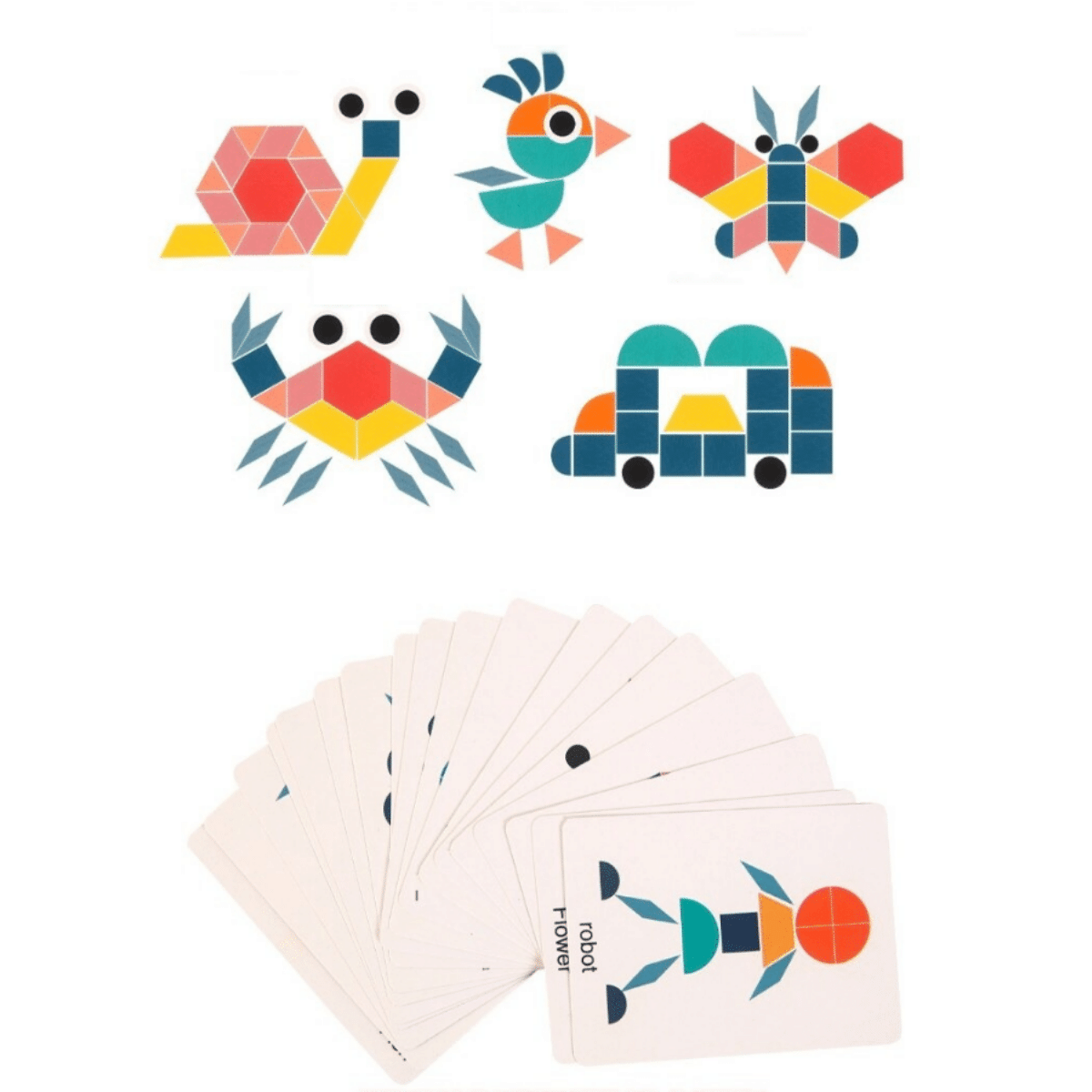 Woods™ | Develop Creativity - Geometric Shapes Puzzle