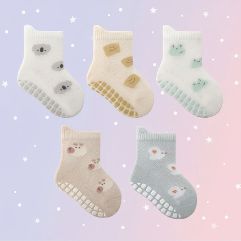 Soft Grip Socks – Soft & Practical – Baby Nonslip Socks