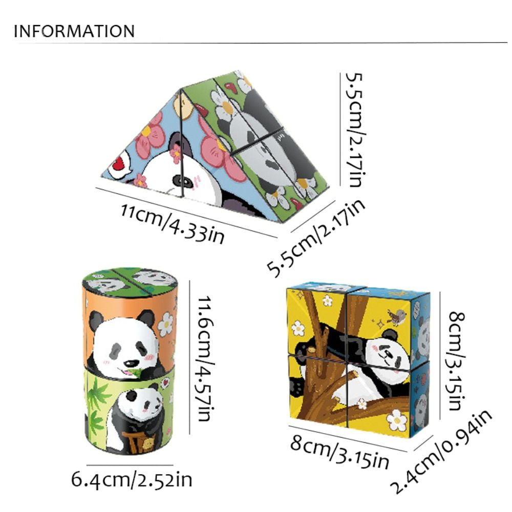 Panda Puzzle™ - educational entertainment - Puzzle Cube
