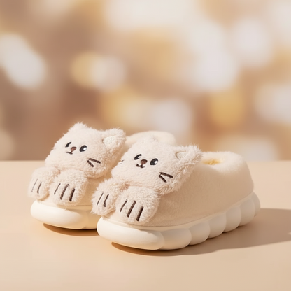 SnuggleKitty – Warmth & Safety – Children's Cat Slippers