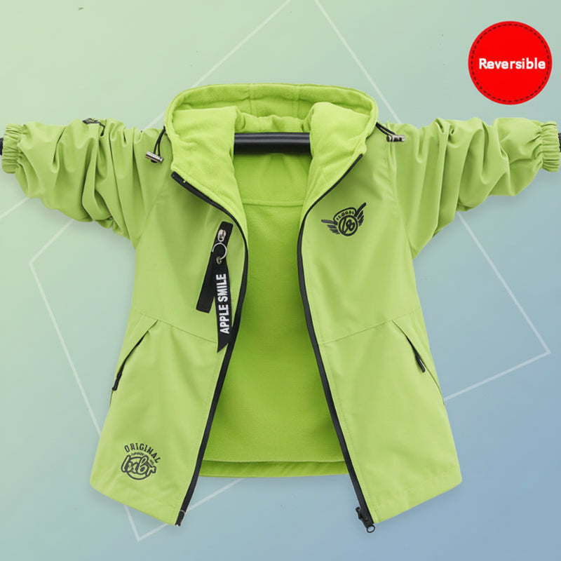 Reversible Kids Jacket – Waterproof & Windproof – Lightweight Jacket
