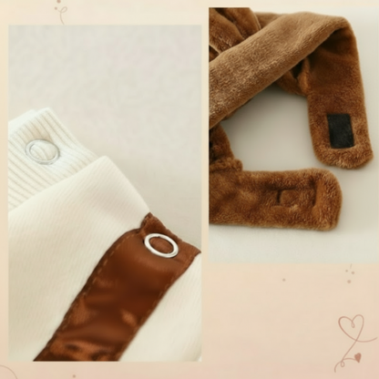 MiniSnow – Cozy & Protective – Plush Bodysuit & Hat