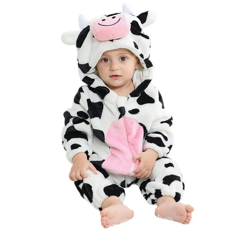 Mini Fashion - Sustainable & Washable - Animal Romper Onesie (0-24 months)