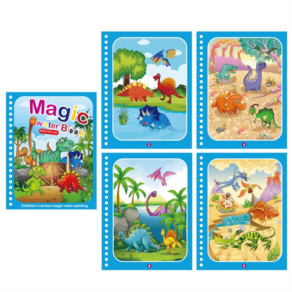 Magic Water Book™ - Reveal the Drawing - Coloring Book