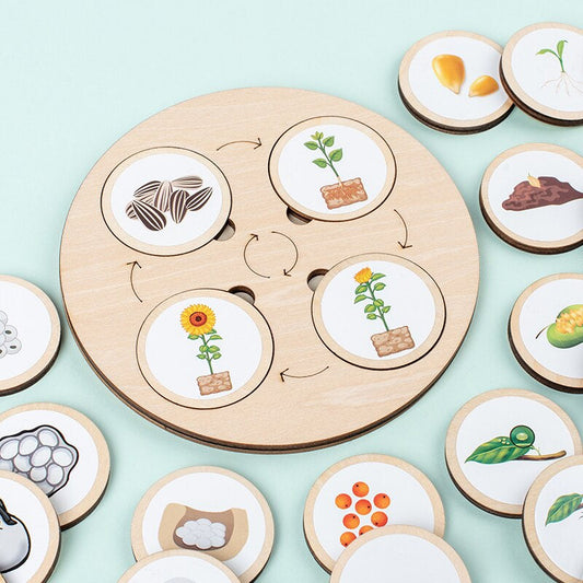 Woods™ - Discover the life cycle! - Wooden puzzle