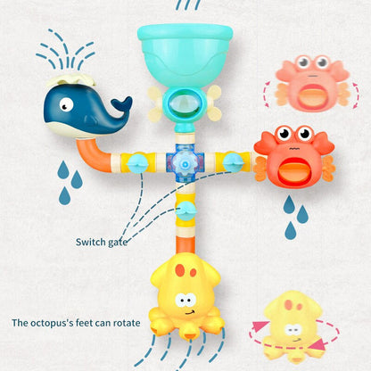 Bath Buddies™ - Bath fun with splashing friends - Bath toy fountain