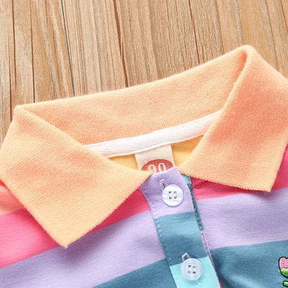 RainbowBabe – Fresh & Colorful – Kids Polo Dress