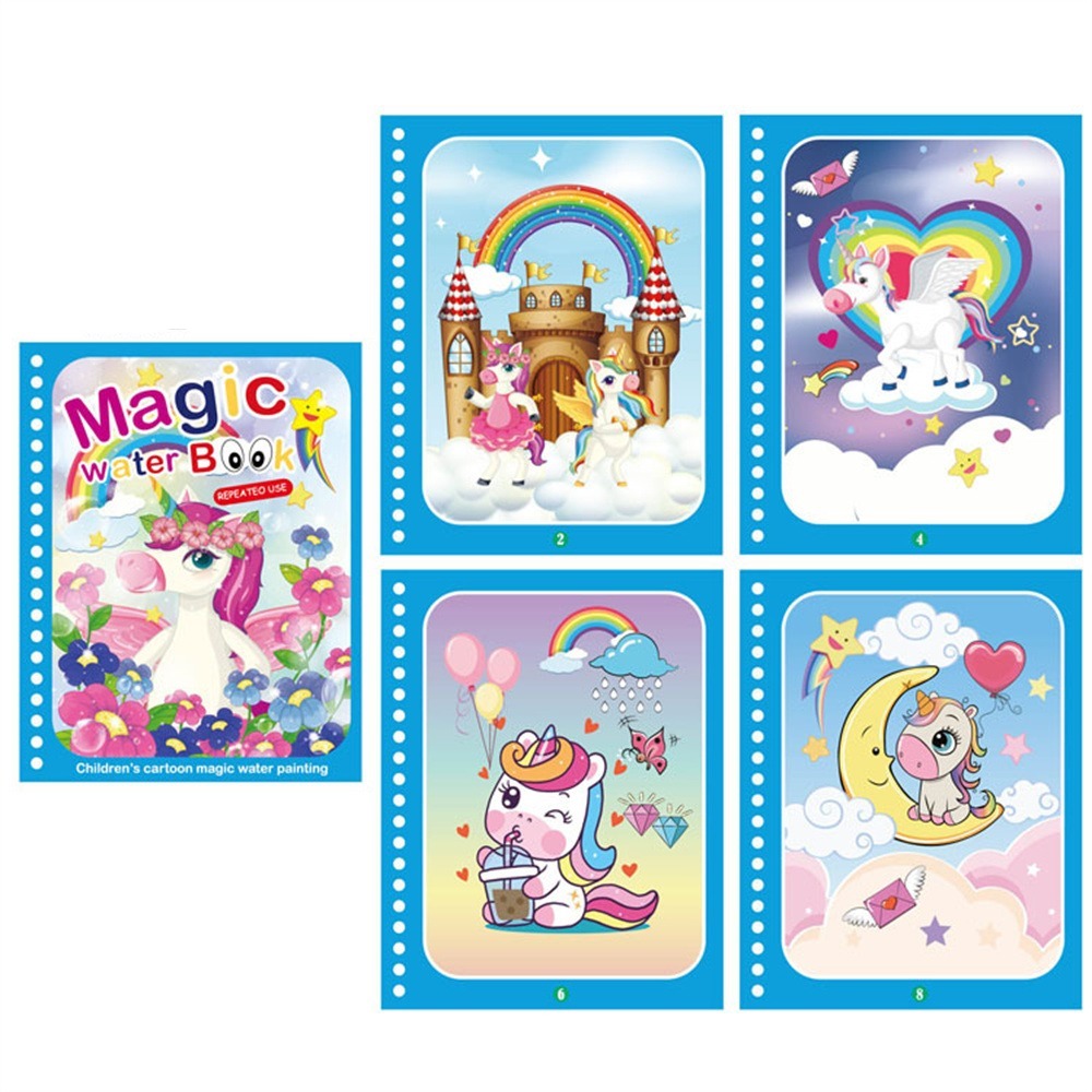 Magic Water Book™ - Reveal the Drawing - Coloring Book