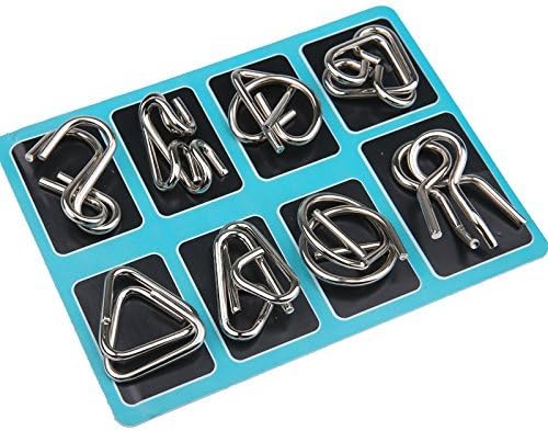 Metal Puzzle Ring Set™ - Metal Puzzle Fun - Puzzle Ring