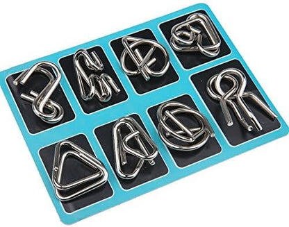 Metal Puzzle Ring Set™ - Metal Puzzle Fun - Puzzle Ring