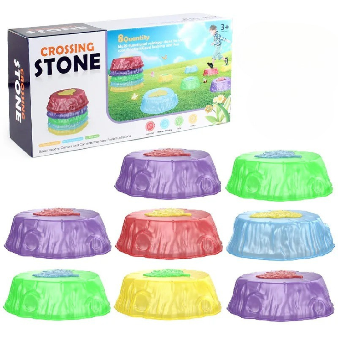 Crossing Stones™ - Jumping & Balancing - Glowing Balance Stones