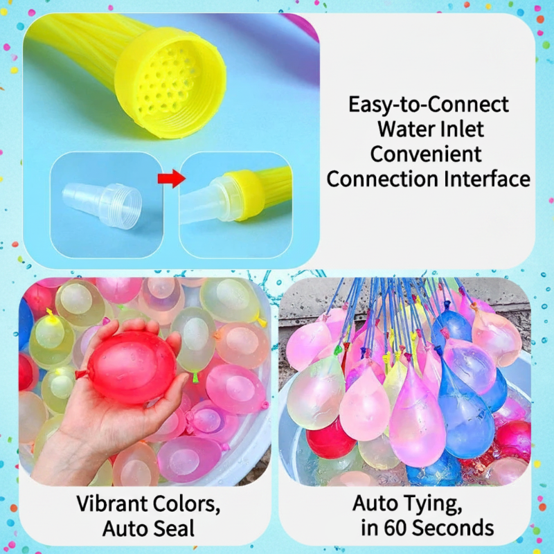 FunBalloons – Easy to Fill in Seconds – Magical Water Balloons