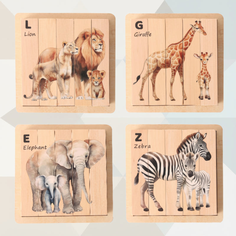 ZooStack – Wood & Interactive – Animal Blocks Puzzle