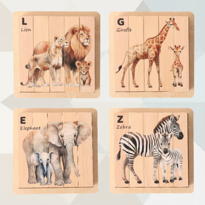 ZooStack – Wood & Interactive – Animal Blocks Puzzle