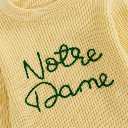 WarmWeave – Comfortable & Fun – 'Notre Dame' Sweater