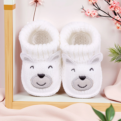 Mini Fashion – Knitted Baby Slippers (3-6 months)