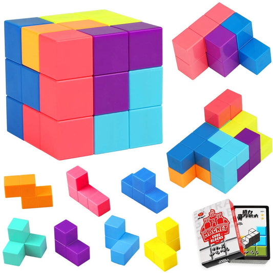 Kids Magnetic Cube | Brain Development Toy | Building Blocks Boys and