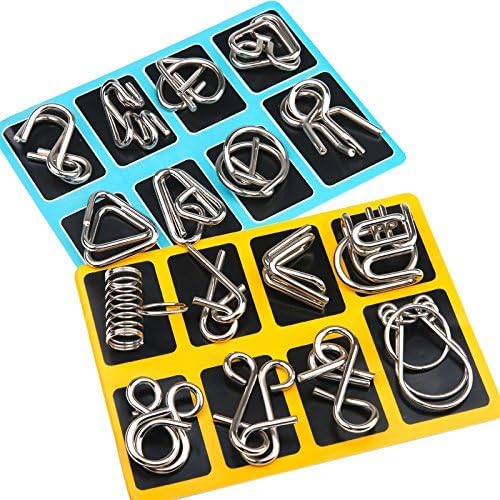 Metal Puzzle Ring Set™ - Metal Puzzle Fun - Puzzle Ring