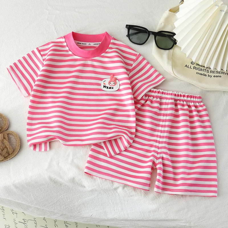 Kids Stripe Outfit – Trendy & Comfort – Summer Kids Outfit