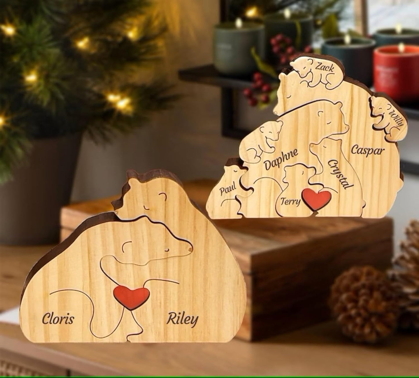 Family Puzzle™ – Personalized Mother’s Day Gift with Bear Family