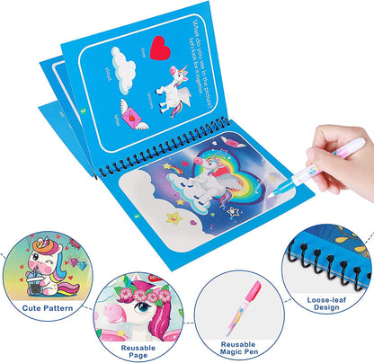 Magic Water Book™ - Reveal the Drawing - Coloring Book