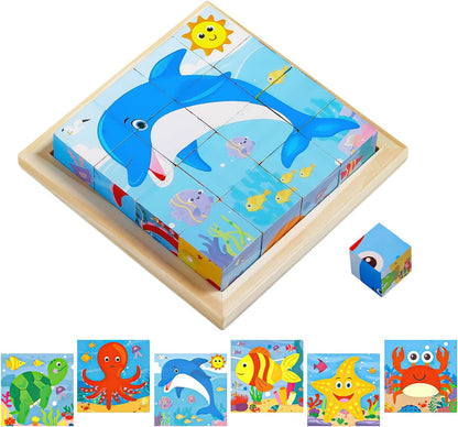 CubePuzzle – Fun & Educational – 3D Wooden Block Puzzle
