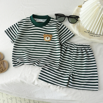 Kids Stripe Outfit – Trendy & Comfort – Summer Kids Outfit