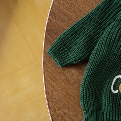 JoyKnit – Cozy & Warm - Christmas Sweater with Text
