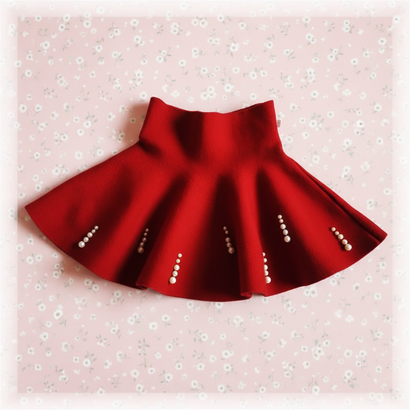 Girls Knitted Skirt – Comfort & Style – Kids Skirt