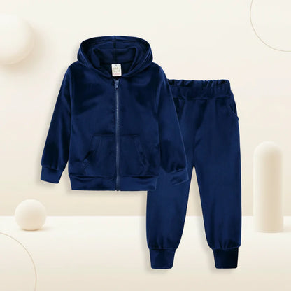 Kids Tales – Warm & Comfortable – Velvet Tracksuit for Children
