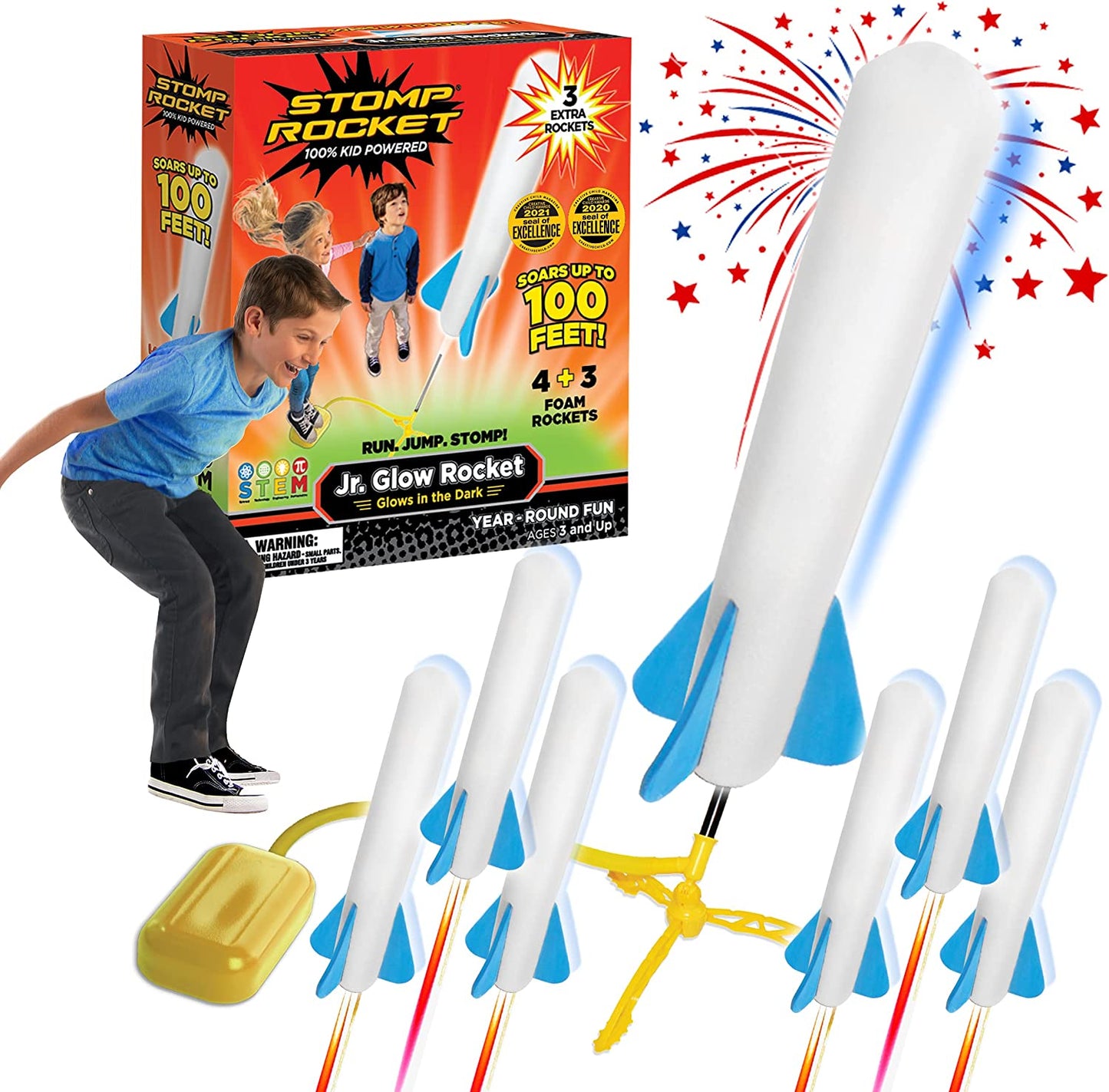 Kids Rocket Launcher | Jumping Toy | All Ages Plus Boys and Girls