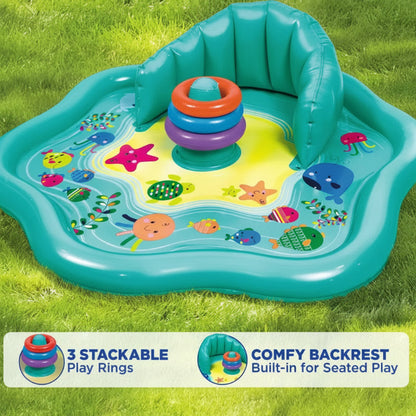 SplashPlay – Safe & Fun – Baby Pool with Sunshade