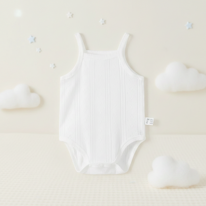 Summer Bodysuit – Lightweight & Comfortable – Knitted Baby Romper