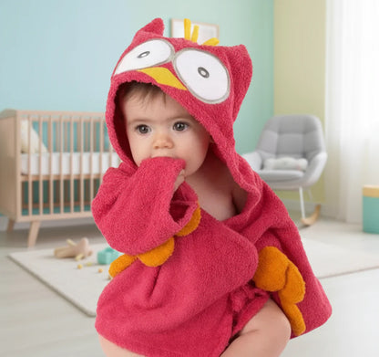 CozyNest – Soft & Absorbent – Bathrobe with Animal Design