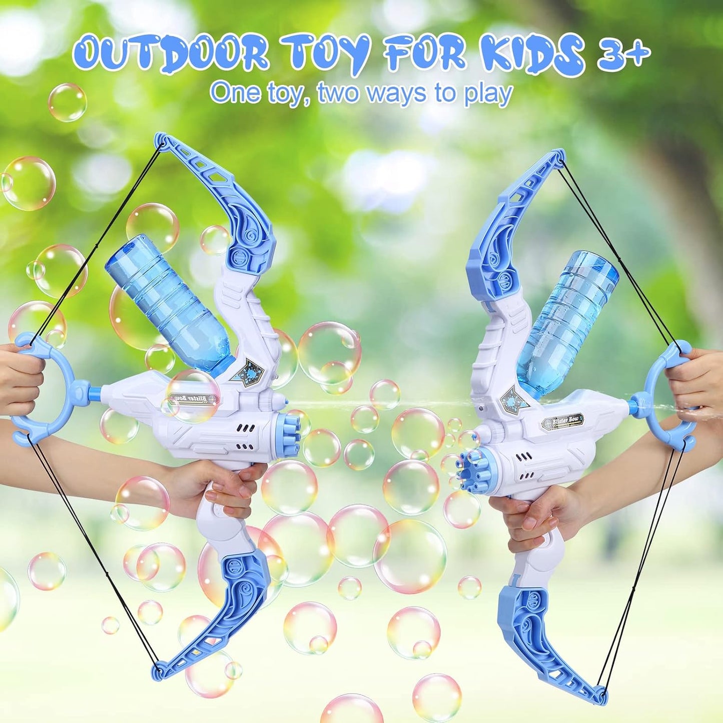 TrendyToys – Active & Creative – 2-in-1 Arch Bubble Blowing Machine