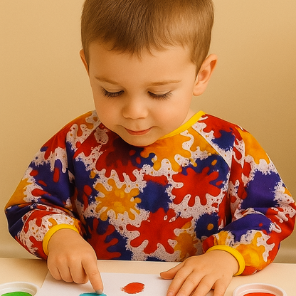 ArtEase – Colorful & Water-Repellent – Paint Smock for Kids