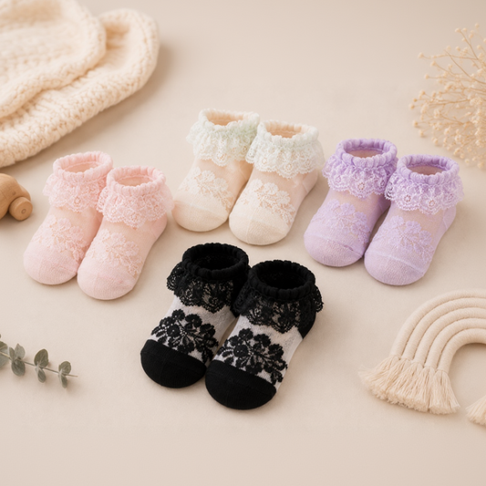 Kids Socks | Lightweight Design | Elastic Cuff Unisex Design Cotton
