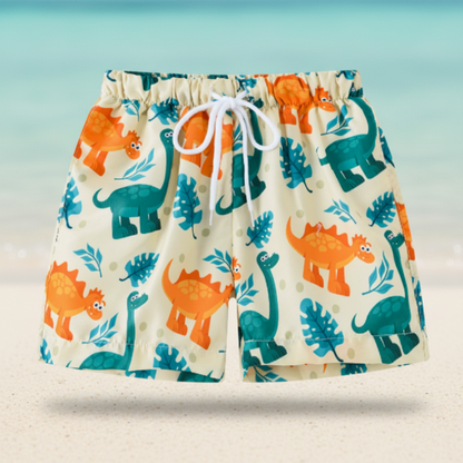 Beach Shorts – Lightweight & Playful – Tropical Children’s Swim Shorts