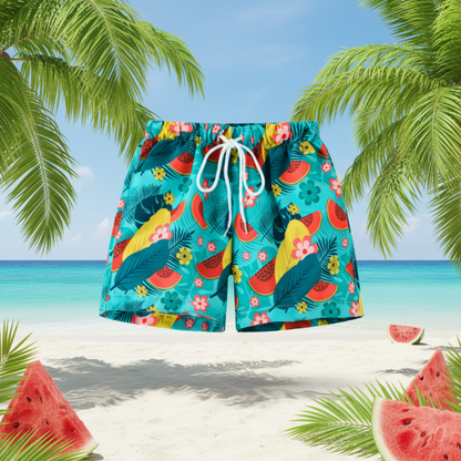 Beach Shorts – Lightweight & Playful – Tropical Children’s Swim Shorts