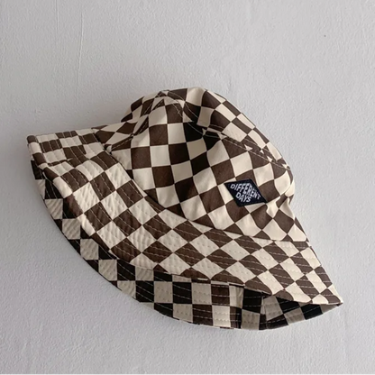 Bucket Hat – Cute & Protective – Kids Checkered Hat