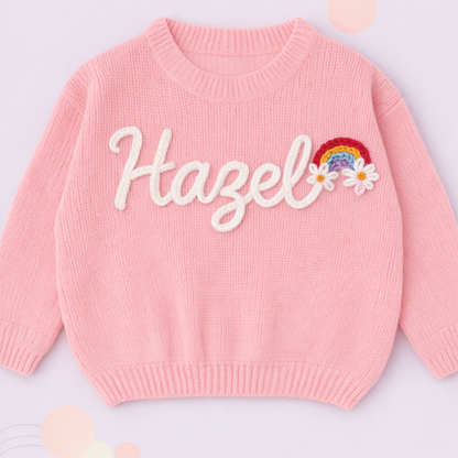 TinyStitch – Personalized Knitted Name Sweater for Children
