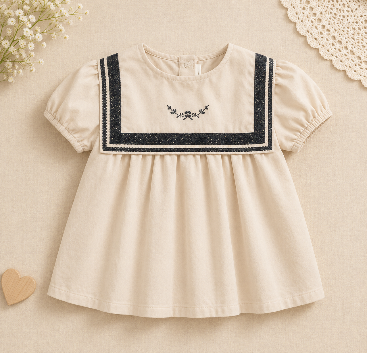 Girls Summer Fashion Top – Airy & Comfortable – Vintage Girls Top