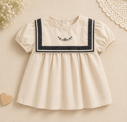 Girls Summer Fashion Top – Airy & Comfortable – Vintage Girls Top