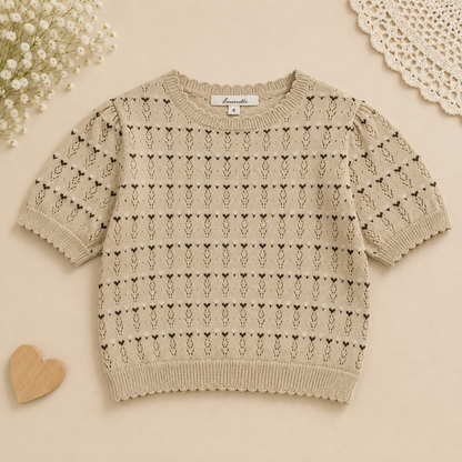 Girls Summer Fashion Top – Airy & Comfortable – Vintage Girls Top
