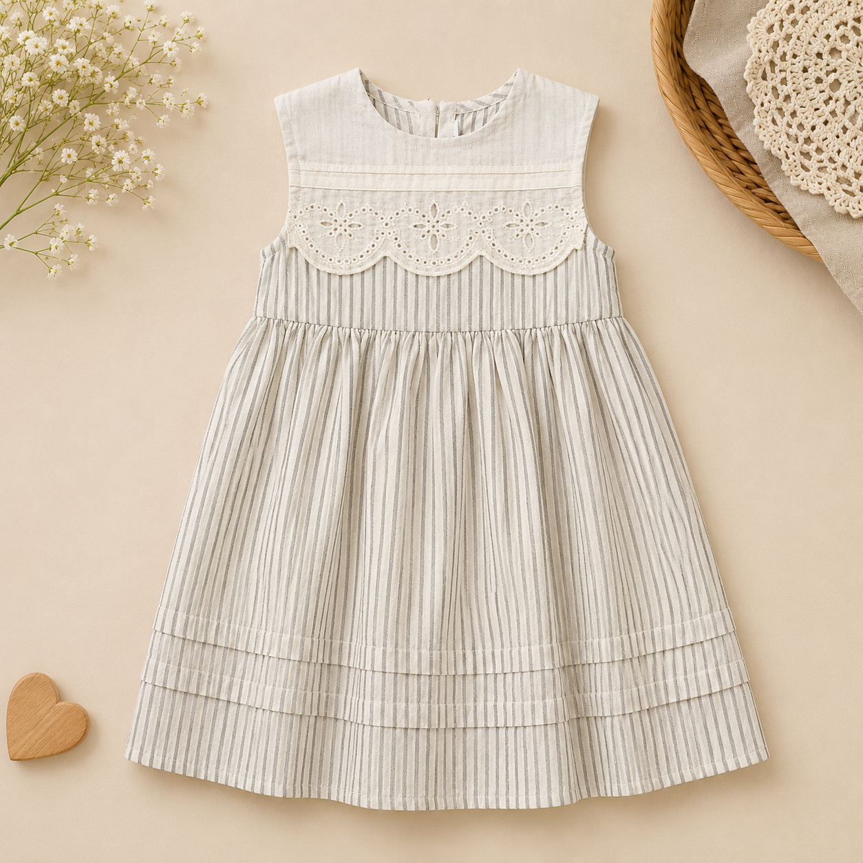 Lace Stitching Dress – Elegant & Comfort – Lace & Stitches