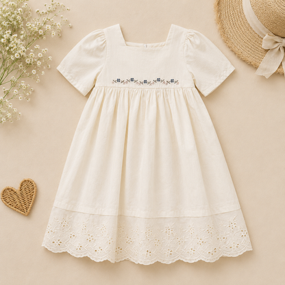 Lace Stitching Dress – Elegant & Comfort – Lace & Stitches
