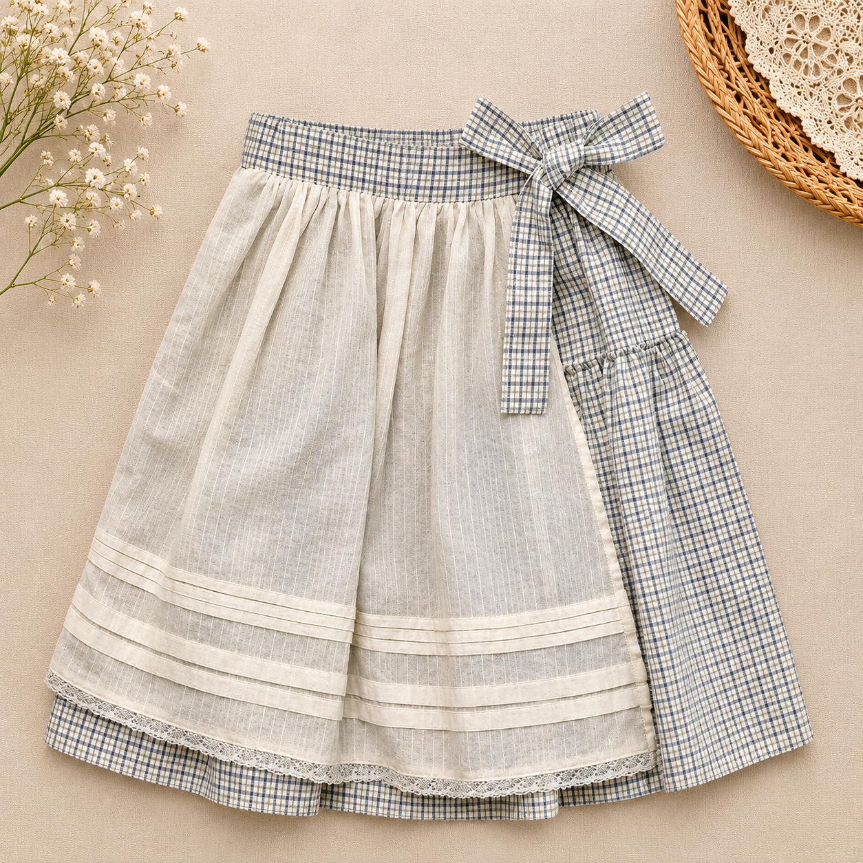 Chic Skirt & Wide Leg Pants – Elegant & Comfort – Loose Children's Clothing