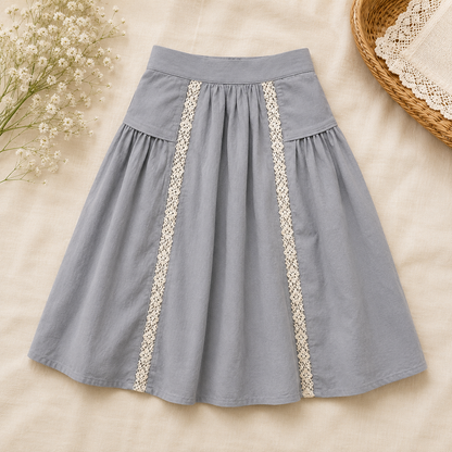 Chic Skirt & Wide Leg Pants – Elegant & Comfort – Loose Children's Clothing