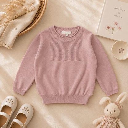 Thin Cotton Pullover – Light & Comfort – Knitted Kids Sweater